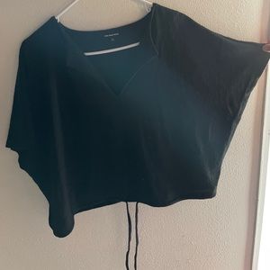 Who What Wear Black Top Size Large